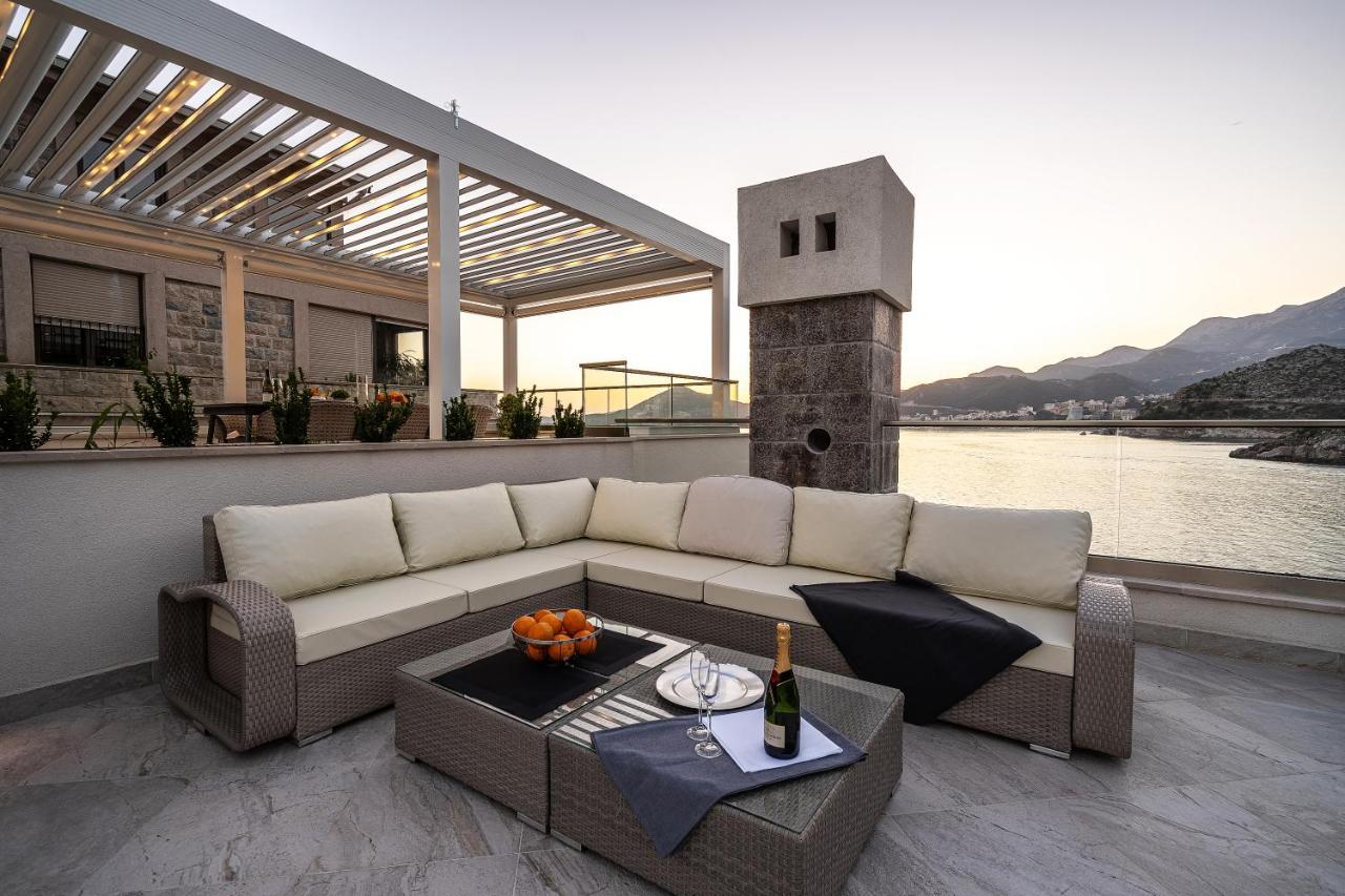 Blanche Cliff Apartments Sveti Stefan Exteriör bild