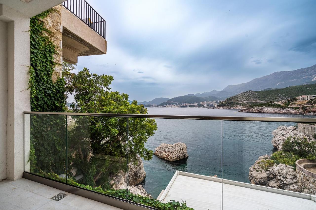 Blanche Cliff Apartments Sveti Stefan Exteriör bild