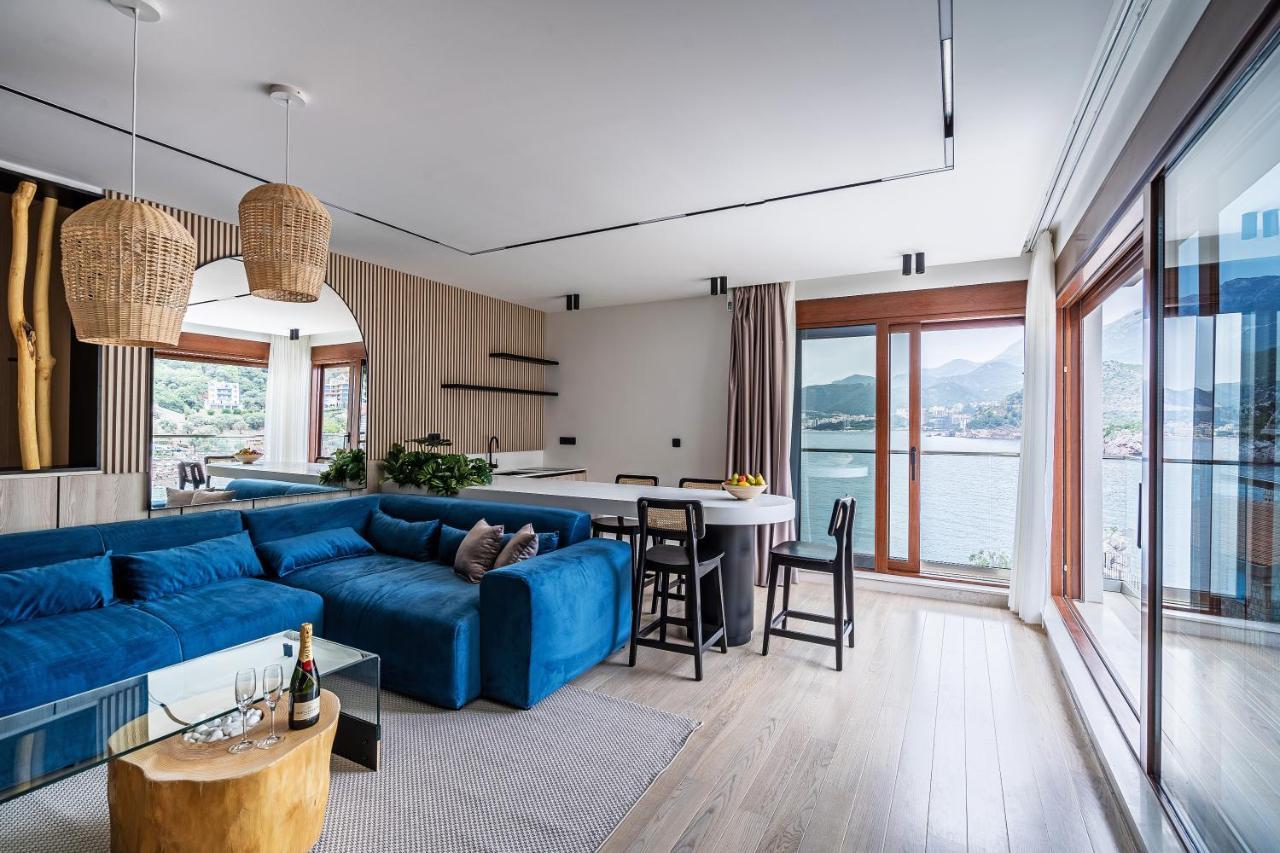 Blanche Cliff Apartments Sveti Stefan Exteriör bild