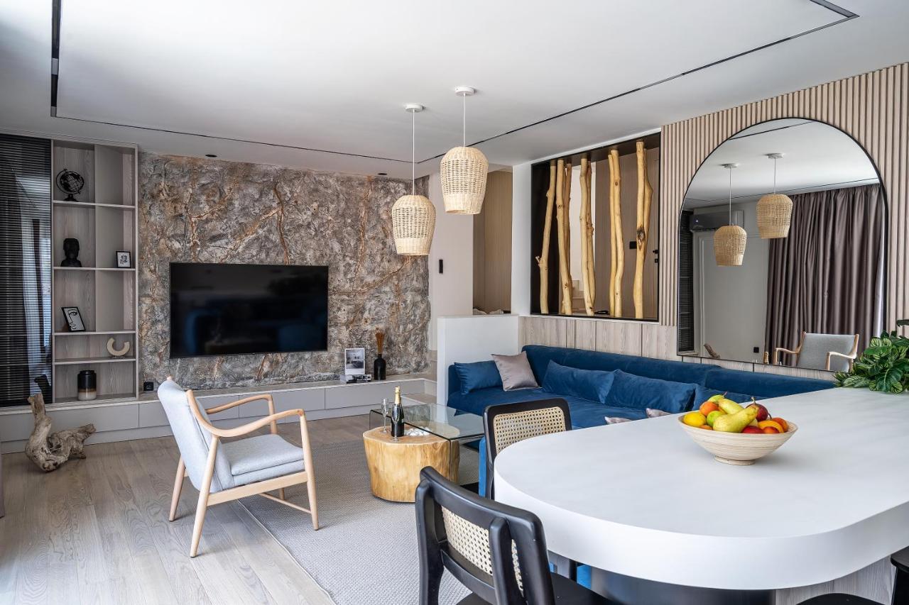 Blanche Cliff Apartments Sveti Stefan Exteriör bild