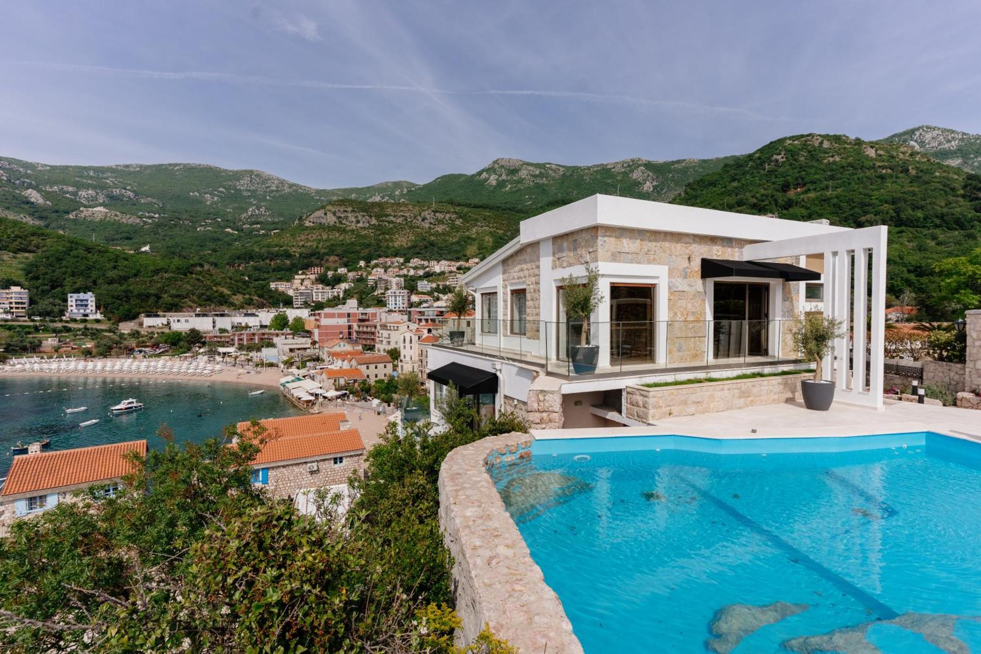 Blanche Cliff Apartments Sveti Stefan Exteriör bild