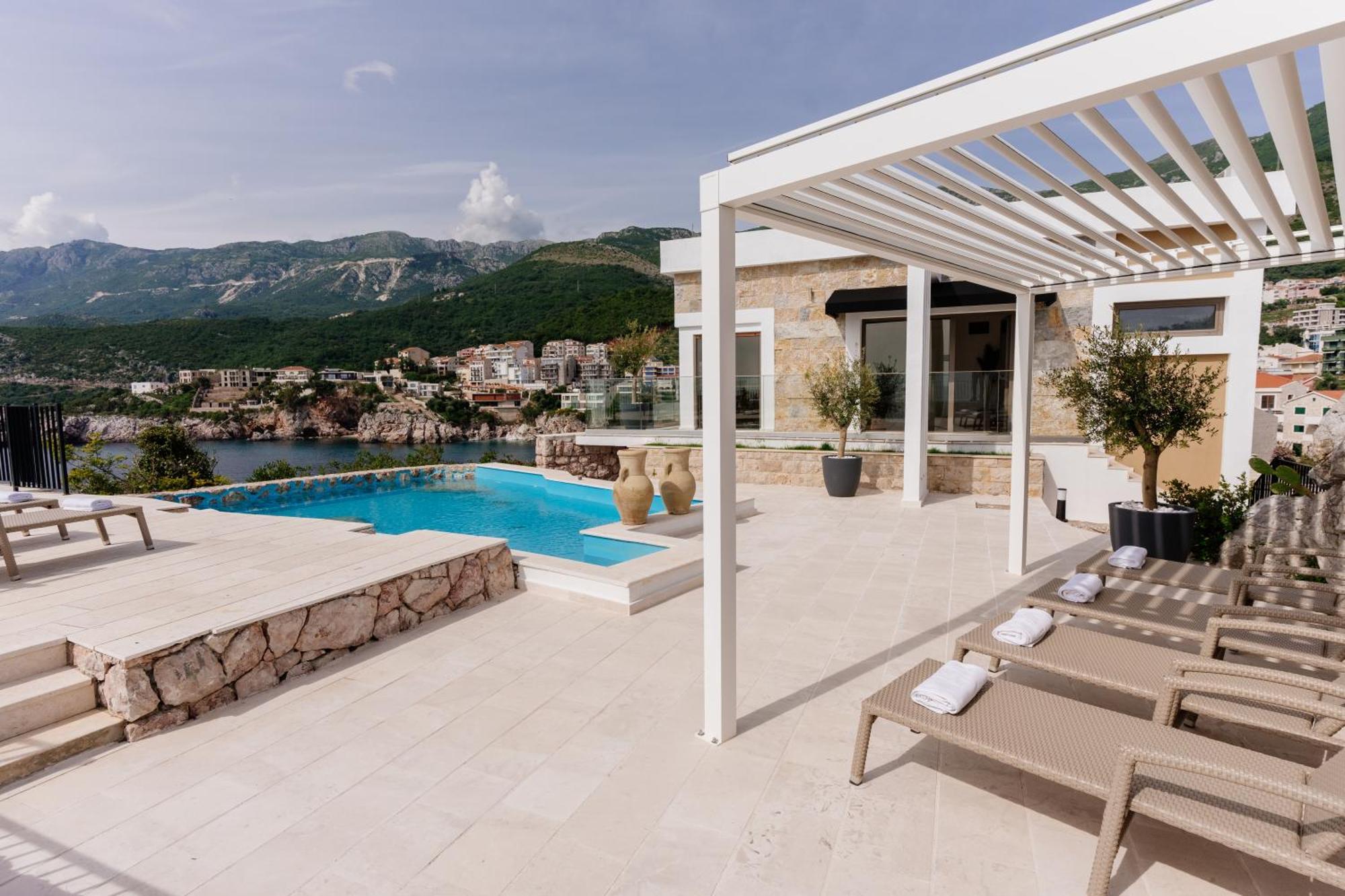Blanche Cliff Apartments Sveti Stefan Exteriör bild