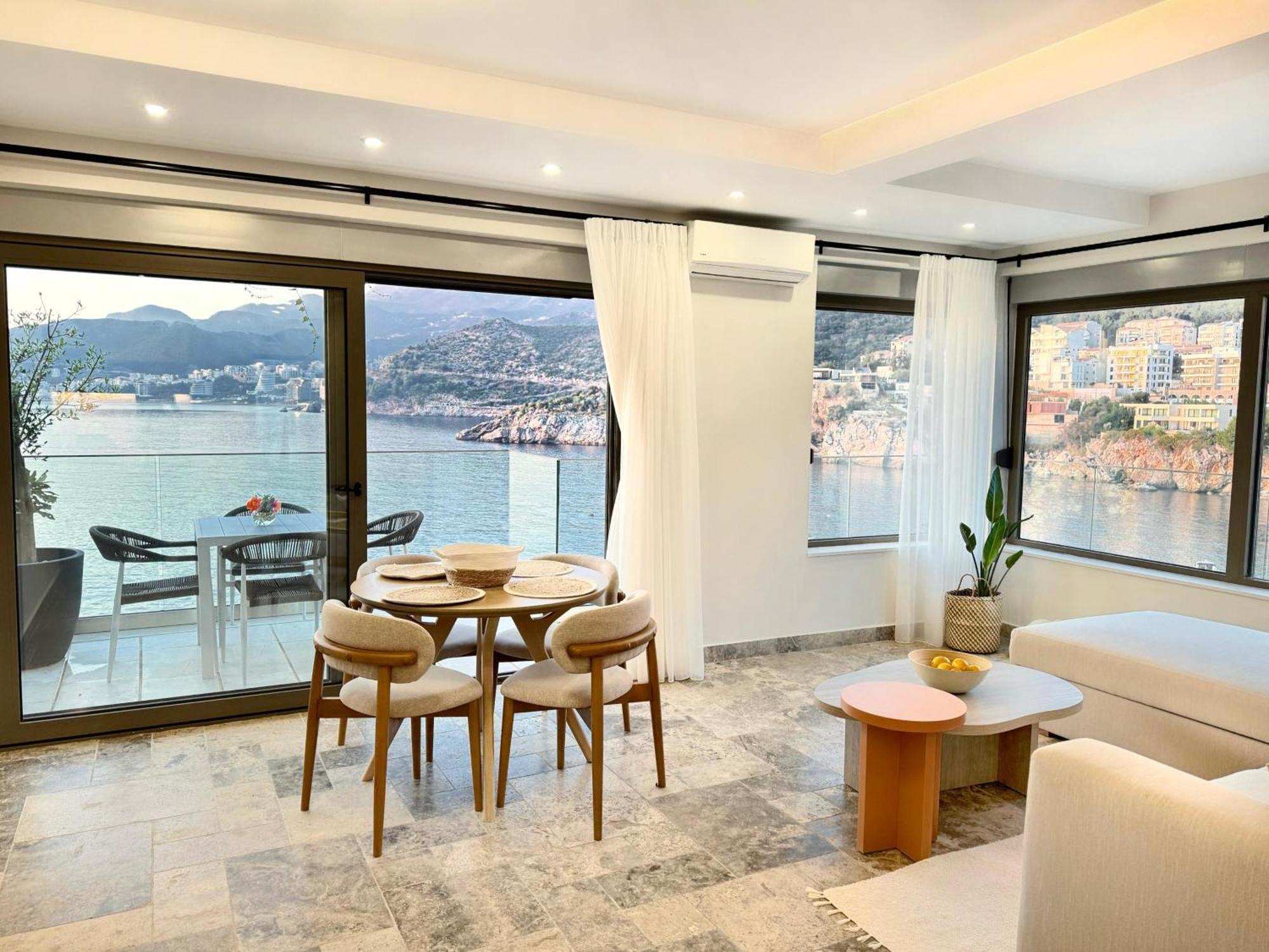 Blanche Cliff Apartments Sveti Stefan Exteriör bild