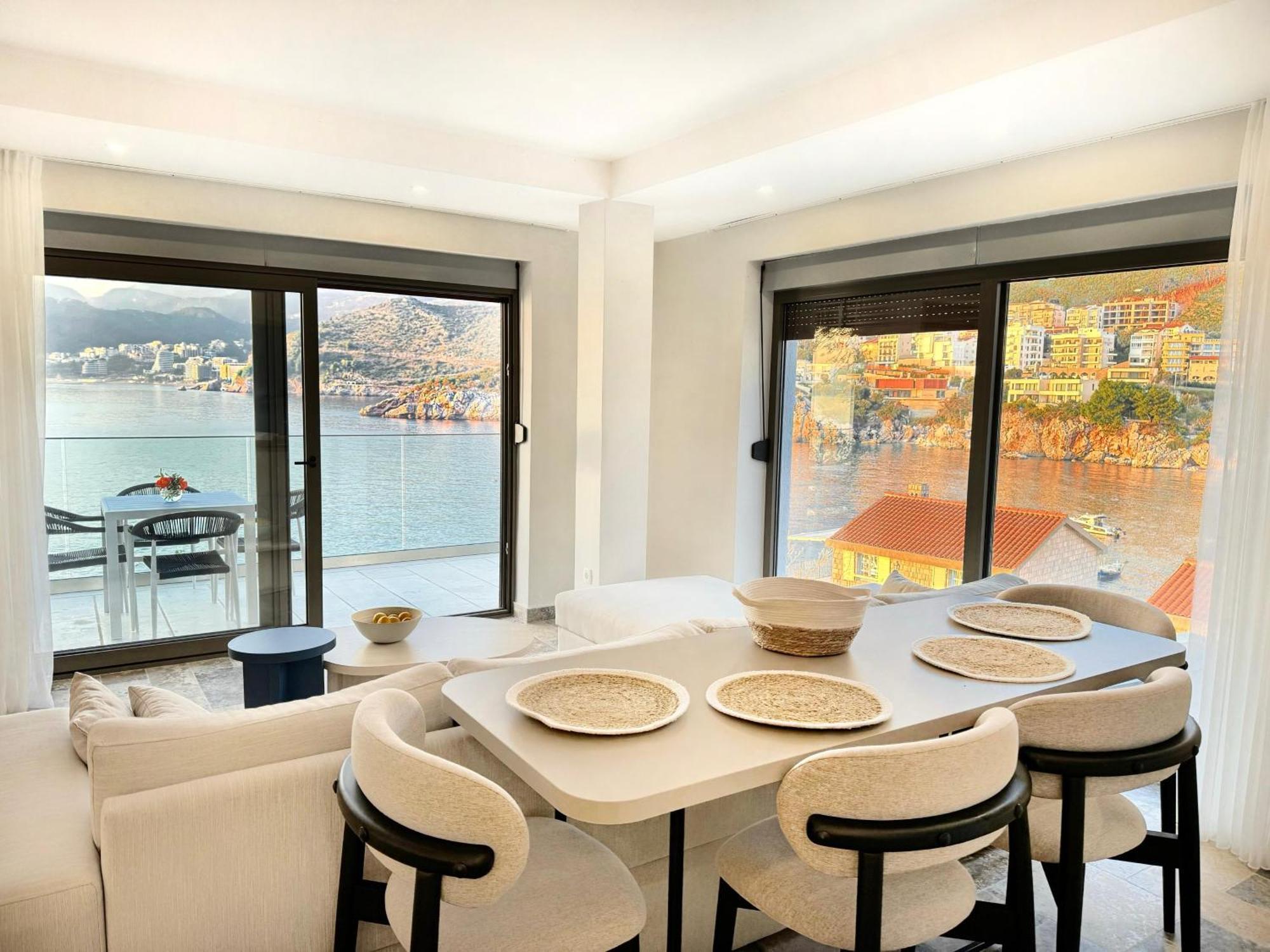 Blanche Cliff Apartments Sveti Stefan Exteriör bild